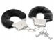 Наручники с мехом Fur Love Cuffs, Black - изображение 1