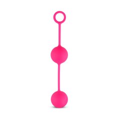 Вагінальні кульки зі зміщеним центром ваги Love Balls With Counterweight - Pink - картинка 1