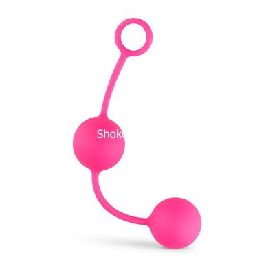 Вагінальні кульки зі зміщеним центром ваги Love Balls With Counterweight - Pink - картинка 3