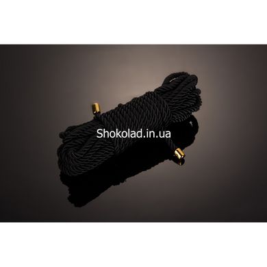 Мотузка для бондажу UPKO Restraint Bondage Rope, чорна, 10 м - картинка 1