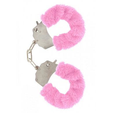 Наручники рожеві з хутром Toy Joy Furry fan cuffs - картинка 5