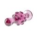 Скляна Анальна пробка 4.5" Glass Romance Dildo Pink - зображення 4