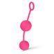 Вагінальні кульки зі зміщеним центром ваги Love Balls With Counterweight - Pink - зображення 4