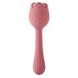Вибратор в форме тюльпана с вакуумной стимуляцикй Sweet Em Velvet Lure Розовый - изображение 1