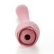 Вібратор у формі тюльпану з вакуумною стимуляцією Sweet Em Velvet Lure Рожевий - зображення 3