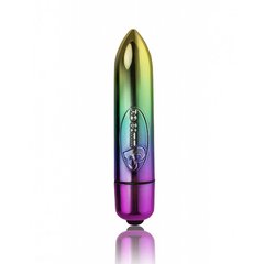 Вибропуля Rocks-Off 7 Speed Ro-80Mm Rainbow Bullet Vibrator 8х1.6 см, Радужный - картинка 1