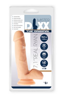 Фалоімітатор Mr. DIXX REAL RYAN 7.1INCH DILDO, Бежевий - картинка 2