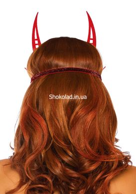 Блискуча маска диявола Leg Avenue Glitter devil mask O/S - картинка 2