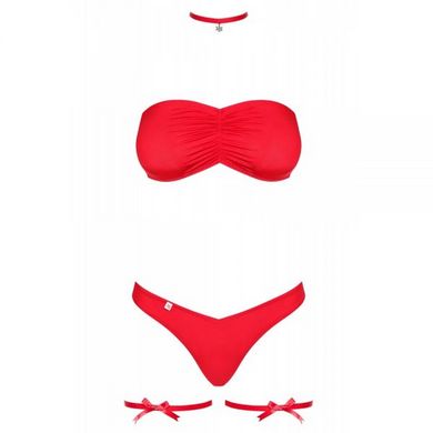 Комплект Новорічний Obsessive Kissmas set Red ® L / XL, Червоний, L/ХL - картинка 4