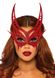 Блестящая маска дьявола Leg Avenue Glitter devil mask O/S - изображение 1