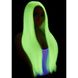Перука пряма довга Leg Avenue, салатова, світиться в ультрафіолеті, 84 см, розмір O/S - зображення 4