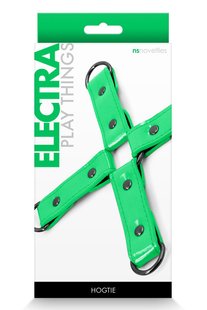 Крестообразная система фиксации NS Novelties ELECTRA HOG TIE GREEN - картинка 1