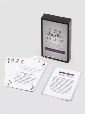 Игральные карты Fifty Shades Of Grey Play Nice Talk Dirty для прелюдии, 52 карты - картинка 1