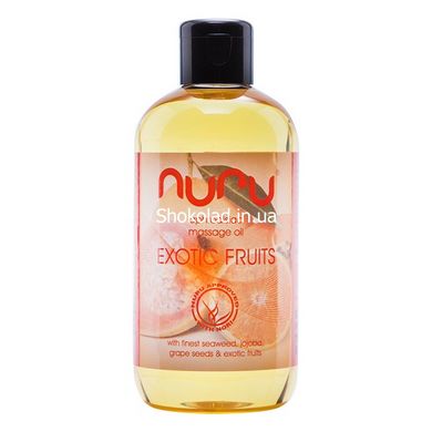 Масажна олія Nuru з ароматом екзотичних фруктів, 250 мл - картинка 1