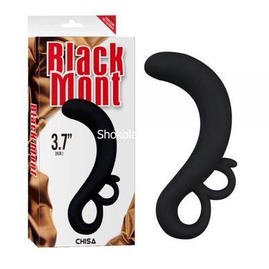 CH02884 масажер простати 3.7 Black Mont Two-Finger G-Spot Plug Chisa, Черный - картинка 1