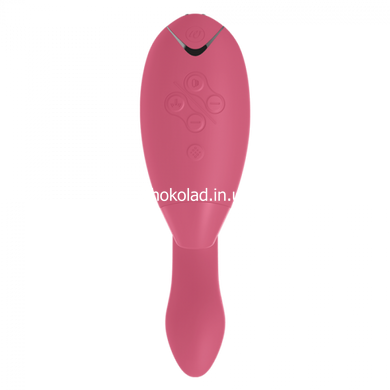Інноваційний безконтактний стимулятор Womanizer Duo Raspberry, Рожевий - картинка 4