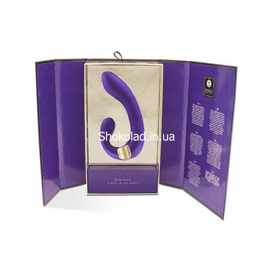 Вагинально-клиторальный вибратор Shunga Miyo нереалистичный, фиолетовый, 18.5 х 3.7 см - картинка 7