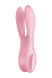 Гибкий клитораотный вибратор SATISFYER THREESOME 1 PINK - изображение 4