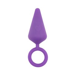 CH86489 Анальная пробка Candy Plug M-Purple - картинка 1