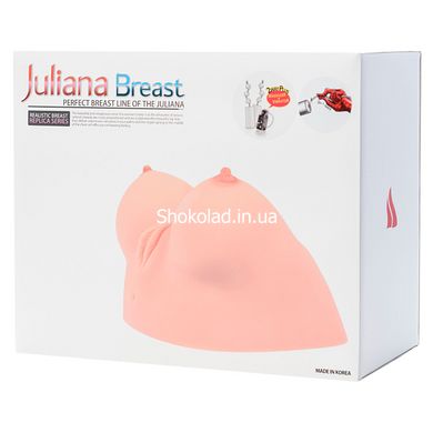 Мастурбатор в форме груди Kokos Juliana Breast с вибрацией - картинка 16