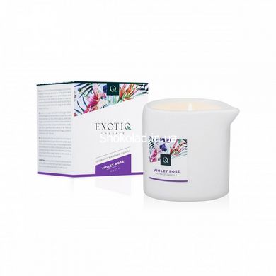 Массажная свеча Exotiq Massage Candle Violet Rose - 60 мл - картинка 1