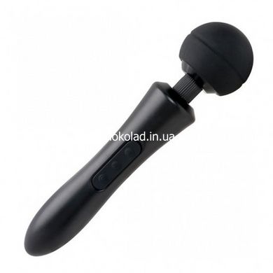 Вібратор-мікрофон з пульсацією чорний Massager Ultra Powerful -Big USB - картинка 2