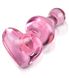 Стеклянная анальная пробка сердце Pipedream Icicles № 75 - изображение 4