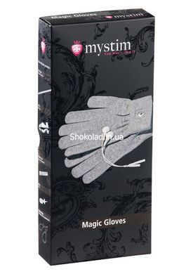 Рукавички для електростимуляції Mystim Magic Gloves сірі - картинка 2