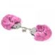 Наручники металлические Roomfun с толстым розовым мехом FURRY CuffS - изображение 2