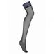 Панчохи Obsessive Drimera stockings blue L / XL - зображення 1