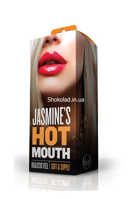 T330600 Мастурбатор ротик X5 MEN Jasmines HOT mouth BEIGE, Бежевий - картинка 2