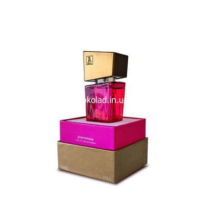Духи с феромонами женские SHIATSU Pheromone Fragrance women pink 15 ml - картинка 4