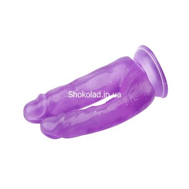 Фалоімітатор подвійний Hi-Rubber Chisa Purple - картинка 4
