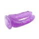 Фалоімітатор подвійний Hi-Rubber Chisa Purple - зображення 3