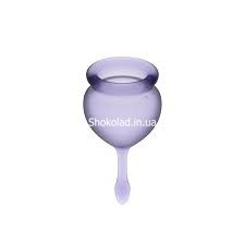 T360907 менструальні чаші Satisfyer Feel good Menstrual Cup Lila, Фіолетовий - картинка 2