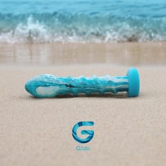 Анальна пробка Gildo - Ocean Wave Glass Dildo - картинка 1