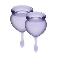 T360907 менструальні чаші Satisfyer Feel good Menstrual Cup Lila, Фіолетовий - картинка 1