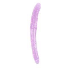 Фалоімітатор подвійний Chisa 17.7 INCH Hi-Rubber 45 см, Purple, Фіолетовий - картинка 1
