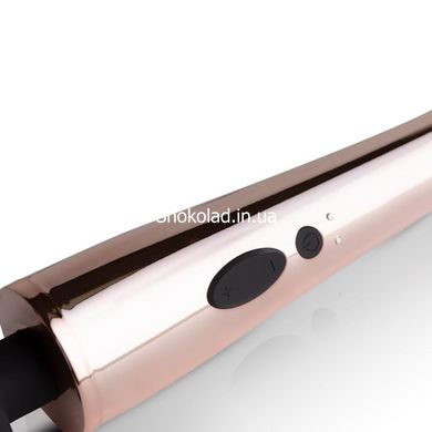 Вибратор-микрофон Rosy Gold, силиконовый, розово-черный, 30 см - картинка 3