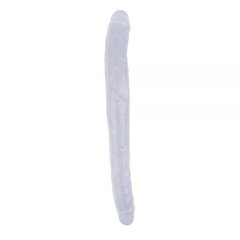 Фалоімітатор подвійний Hi-Rubber 45 см, Clear, Прозрачный - картинка 1