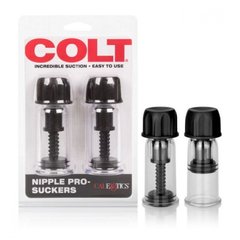 Присоски Nipple Pro для підвищеної чутливості BDSM Colt Black - картинка 1