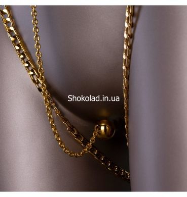 Пояс с золотыми цепочками Upko Indulge In The Restraints Collection - картинка 4