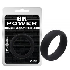 Кільце ерекційне GK Power Infinity Ring L, Черный - картинка 1