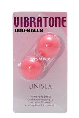 Кульки Вагінальні VIBRATONE DUO BALLS PINK BLISTERCARD, Рожевий - картинка 2