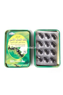 Таблетки для потенции Черный муравей Ant King (цена за упаковку, 12 таблеток) - картинка 2