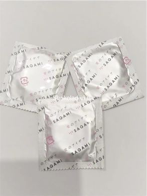 Ультратонкие презервативы Sagami Xtreme Strawberry, 10 шт, 0,04 мм - картинка 4