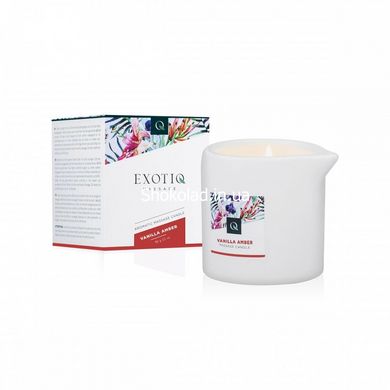 Масажна Свічка Exotiq Massage Candle Vanilla Amber - 60 мл - картинка 5