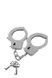Металеві наручники GP METAL HANDCUFFS, Сріблястий, One Size - зображення 1