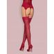 Панчохи Obsessive S800 stockings ruby s / M, Червоний, S/M - зображення 2