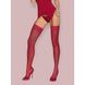 Панчохи Obsessive S800 stockings ruby s / M, Червоний, S/M - зображення 1